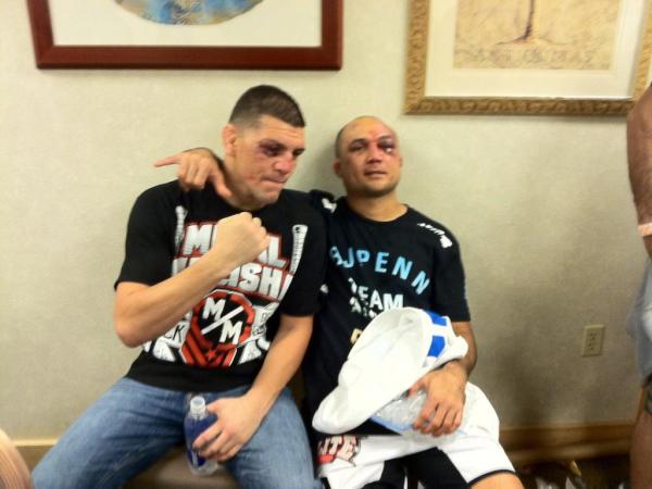 bj penn nick diaz приятели