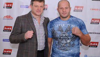 Резултати от кантара преди M-1 Global: 'Fedor vs. Monson'