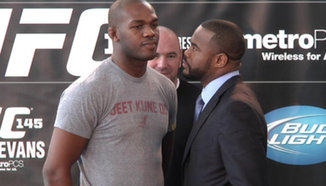 Видео от пресконференцията за ММА състезанието UFC 145: 'Jones vs Evans'