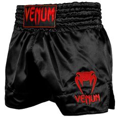 Муай Тай Шорти - Venum Muay Thai Shorts Classic - Black/Red​