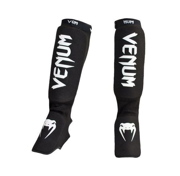 Протектори за Крака - VENUM KONTACT SHINGUARDS AND INSTEP - COTTON / BLACK​