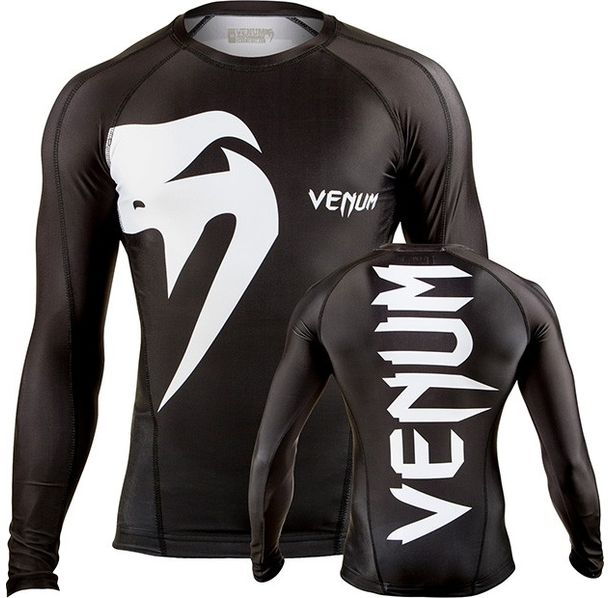РАШГАРД - VENUM GIANT RASHGUARD - BLACK - LONG SLEEVES​