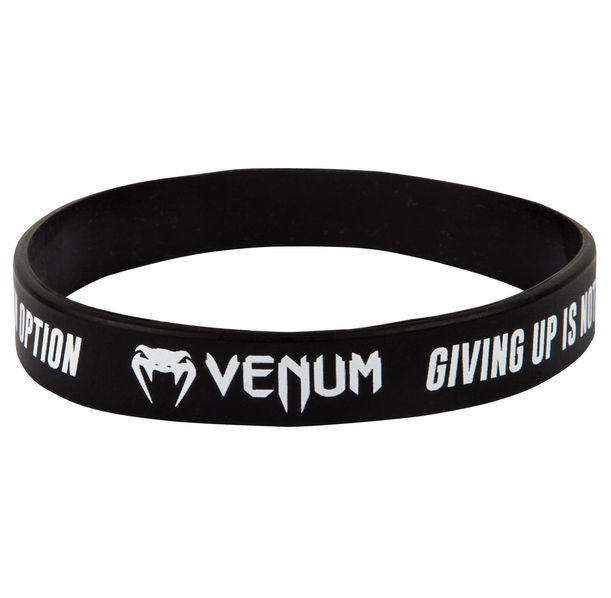 Силиконова Гривна - VENUM RUBBER BAND - GIVING UP - BLACK​