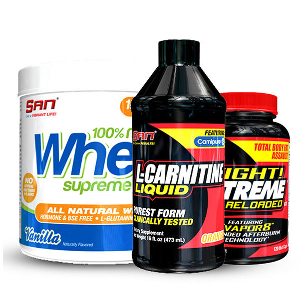 SAN - протеин + течен л-карнитин + фетбърнър Tight! Xtreme​