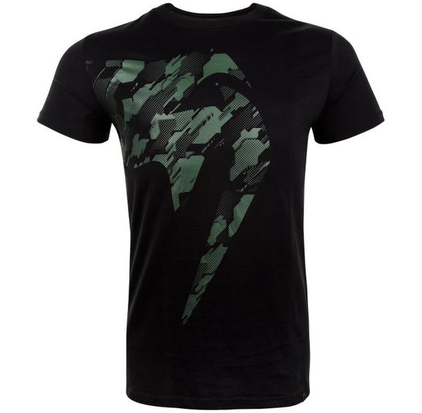 Тениска - Venum Tecmo Giant T-shirt - Black/Khaki​