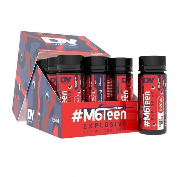 Dorian Yates Nutrition - M6Teen Explosive / Pre-Workout Shot / 60 мл