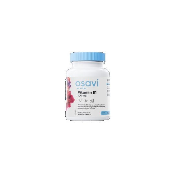 Osavi - Vitamin B1 100 mg | Thiamine / 60 капсули, 60 дози