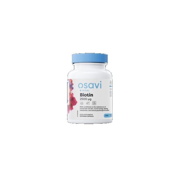 Osavi - Biotin 2500 mcg / 120 капсули, 120 дози