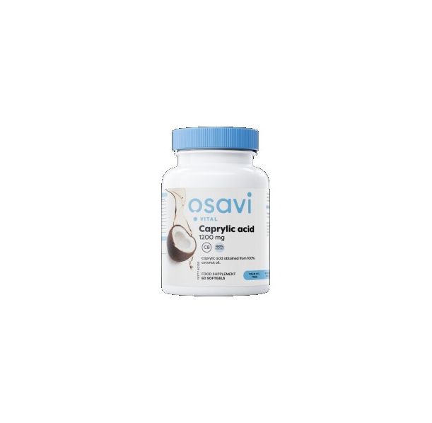 Osavi - Caprylic Acid 1200 mg / 60 Гел капсули, 30 дози