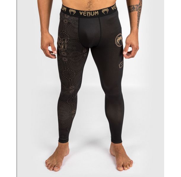 Дълъг Клин - Venum Santa Muerte Dark Side - Spats - Black/Brown​