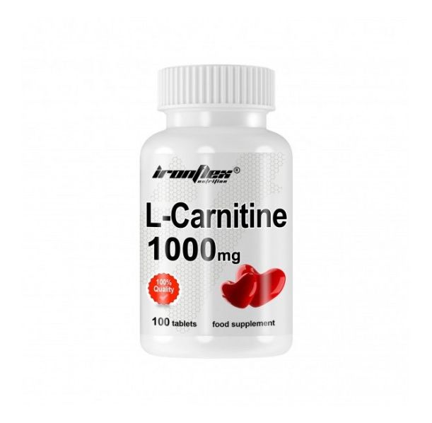IronFlex L-carnitine 1000 мг / 100 таблетки / 100 дози​