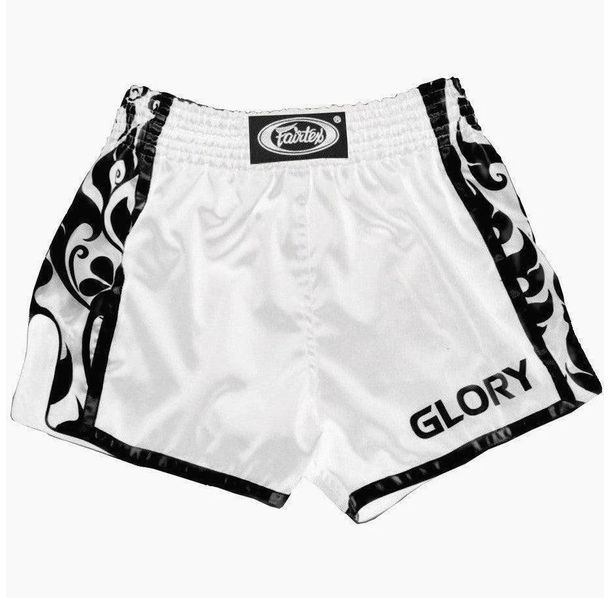 Шорти - Fairtex Muay Thai Shorts Glory BSG - White