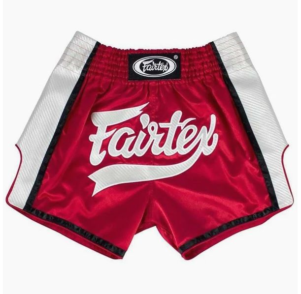 Шорти - Fairtex Muay Thai Shorts BS1704 - Red-white