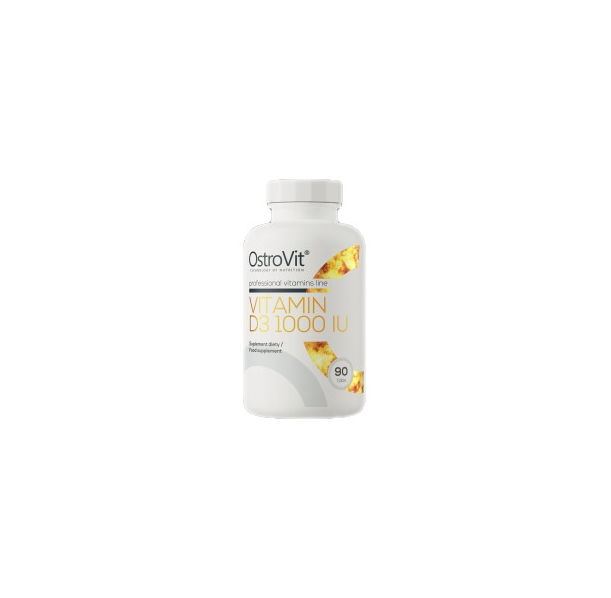 OstroVit - Vitamin D3 1000 IU / 90 Таблетки, 90 дози