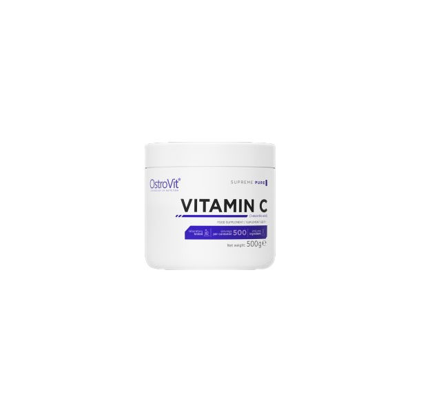 OstroVit - 100% Vitamin C Powder / 500 грама, 500 дози