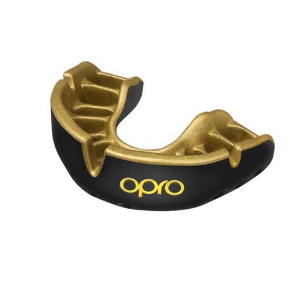Протектор за уста - OPRO Gold Level Mouthguard - Black/Gold​