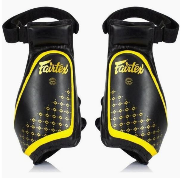 Протектори за бедра - Fairtex Thigh Guards TP4 Black/Yellow