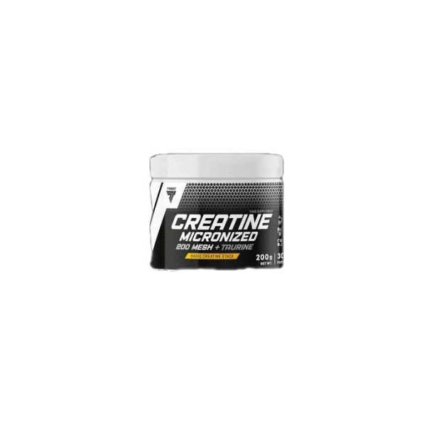 Trec Nutrition - Creatine Micronized 200 Mesh + Taurine | High Quality Creatine Monohydrate Powder / 200 грама, 30 дози