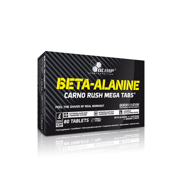 OLIMP Beta-Alanine Carno Rush Mega Tabs / 80 Tabs.