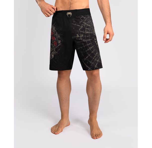 Шорти - Venum Santa Muerte 5.0 Men’s Fight Shorts - Deep Black/Gold​