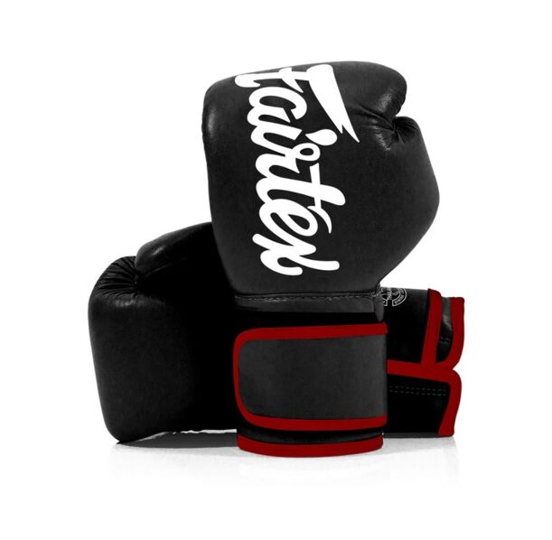 Боксови Ръкавици - Fairtex BGV14 Thai Boxing Gloves - Black/White
