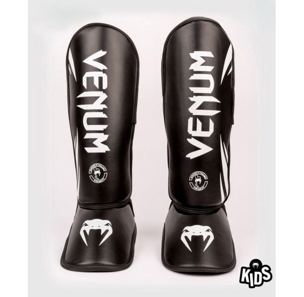 Детски протектори за крака - Venum  Challenger KIDS Standup Shinguards - Black/White​