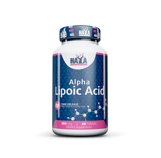 HAYA LABS Time Release Alpha Lipoic Acid 300 mg / 60 Tabs