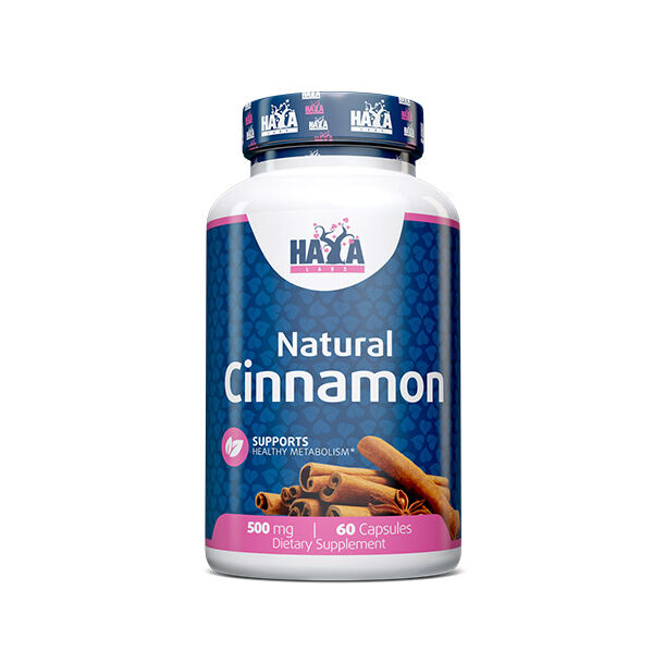 HAYA LABS Natural Cinnamon 500 mg / 60 Caps