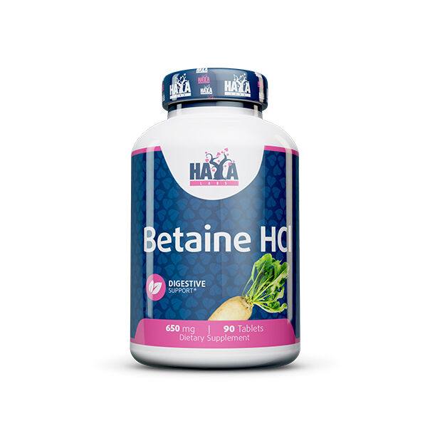 HAYA LABS Betaine HCL 650 mg / 90 Tabs