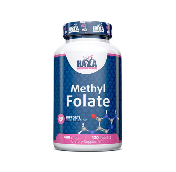 HAYA LABS Methyl Folate 400 mcg (5-MTHF) / 120 Tabs