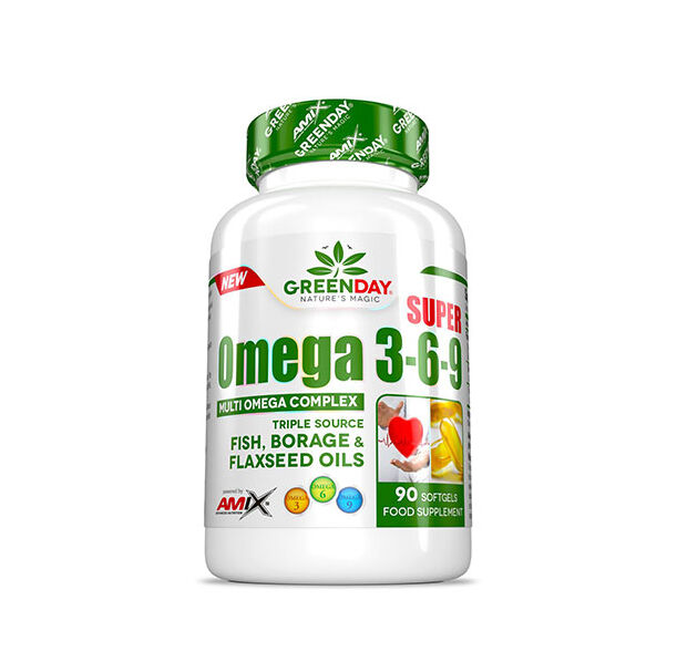 AMIX GreenDay Super Omega 3-6-9 / 90 Soft.