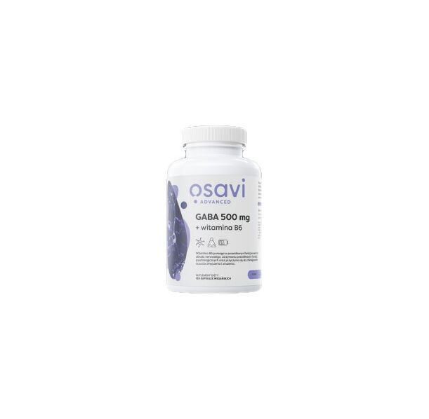 Osavi - GABA 500 mg + Vitamin B6 / 120 капсули, 120 дози