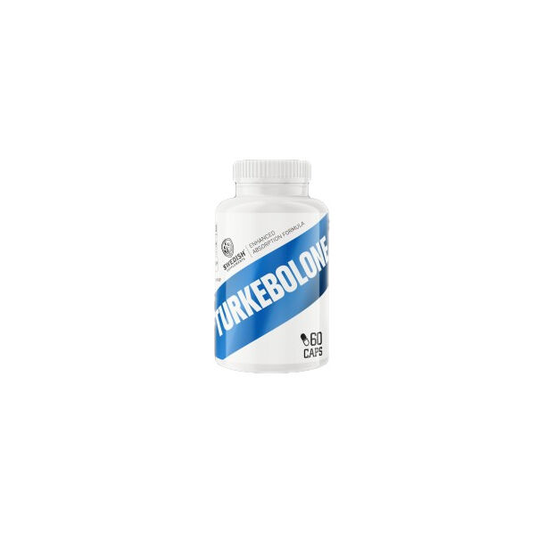 SWEDISH Supplements - Turkebolone | Turkesterone 500 mg with BioPerine® / 60 капсули, 60 дози