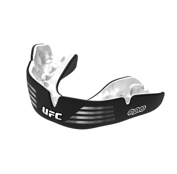 Протектор за уста - OPRO Instant-Custom Fit Mouthguard - UFC Strike - Silver/Black/White