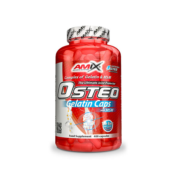 AMIX - Osteo Gelatin with MSM / 400 Caps (67 дози)