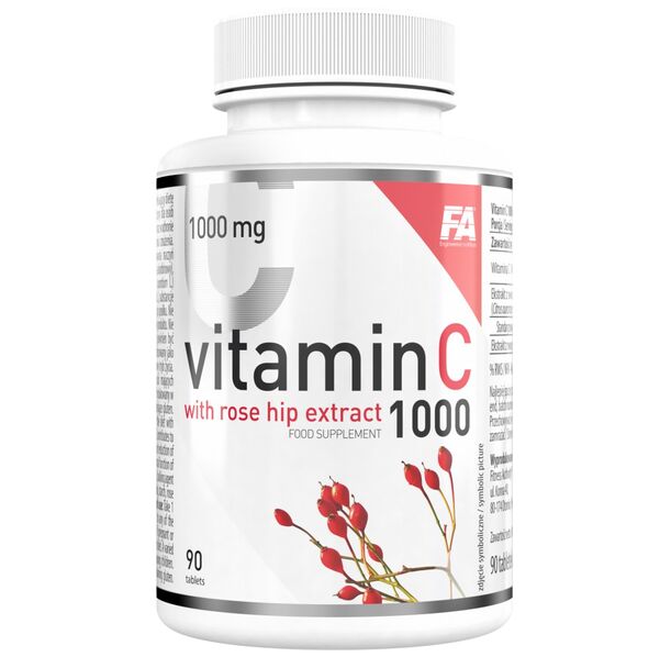 FA Nutrition - Vitamin C 1000 / with Rose Hips and Bitter Orange (90 дози)