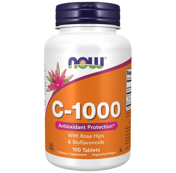 NOW Foods - Vitamin C-1000 / with Rose Hips + Bioflavonoids