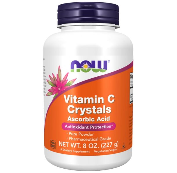 NOW Foods - Vitamin C | Ascorbic Acid - Pharmaceutical Grade (206 дози)