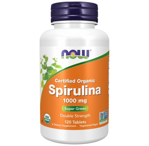 NOW Foods - Spirulina 1000 mg (40 дози)