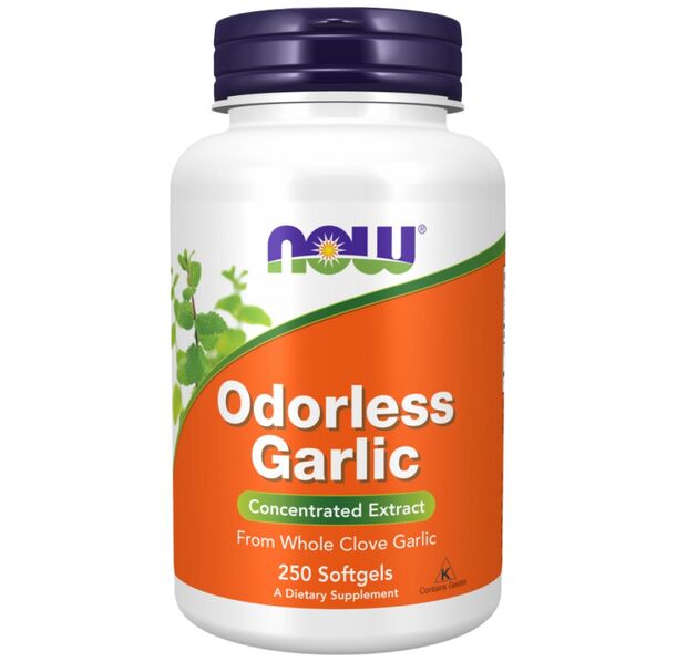 NOW Foods - Odorless Garlic (125 дози)