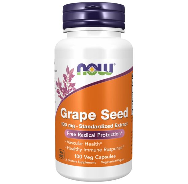 NOW Foods - Grape Seed 100 mg | Standardized Extract (100 дози)