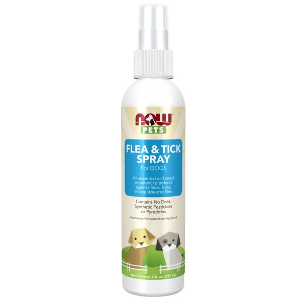NOW Foods - Flea & Tick Spray for Dogs