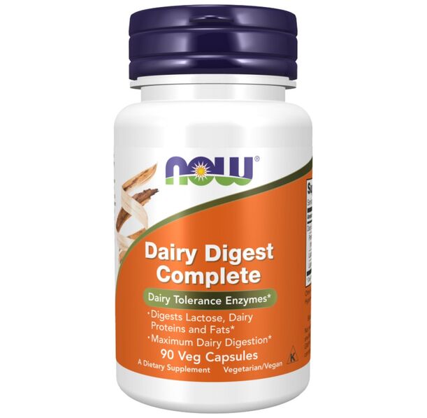 NOW Foods - Dairy Digest Complete (90 дози)