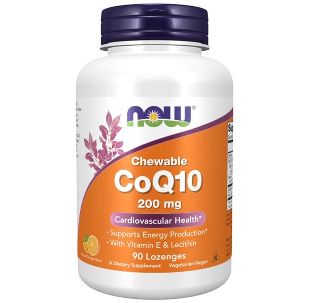 NOW Foods - CoQ10 200 mg | Chewable