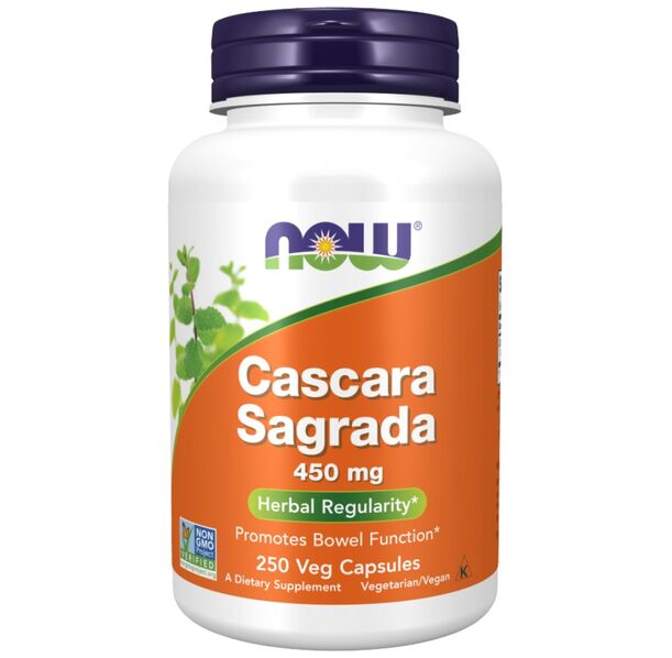 NOW Foods - Cascara Sagrada 450 mg (250 дози)