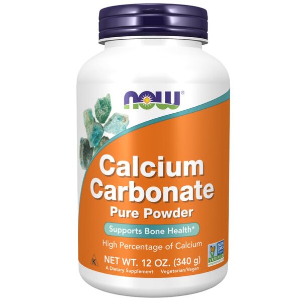 NOW Foods - Calcium Carbonate Powder (200 дози)