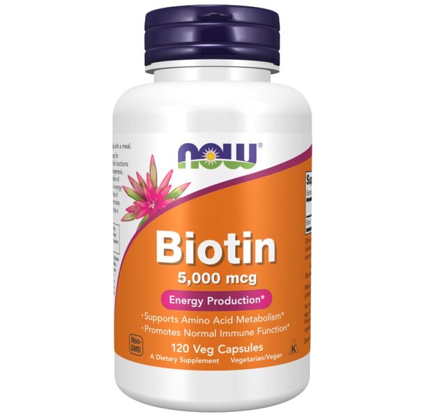 NOW Foods - Biotin 5000 mcg (120 дози)