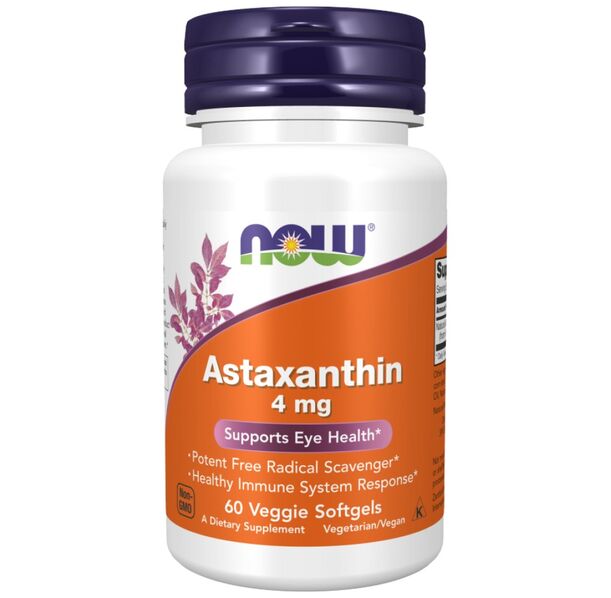 NOW Foods - Astaxanthin 4 mg (60 дози)