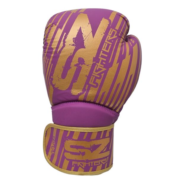 SZ Fighters - Боксови ръкавици Естествена кожа - Plasma 2.0 - Purple/Gold​