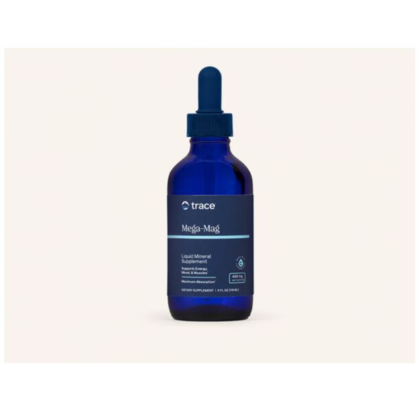 Trace Minerals Mega-Mag 400mg - Магнезий, Разфасовка 118ml
